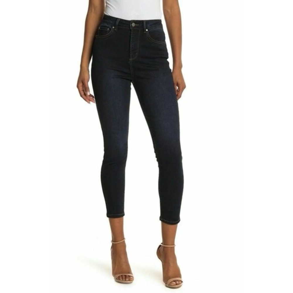 NWT Revolve AFRM Richards Skinny Jeans in Dark Blue Wash.